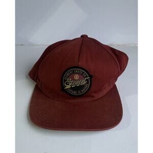 Element Crowns Skateboarding Snapback Hat The Natural Starter Burgundy Red 2012